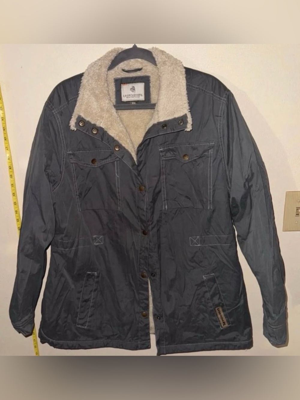 Legendary Whitetails Women’s Gray Sherpa-Lined Jacket XXL